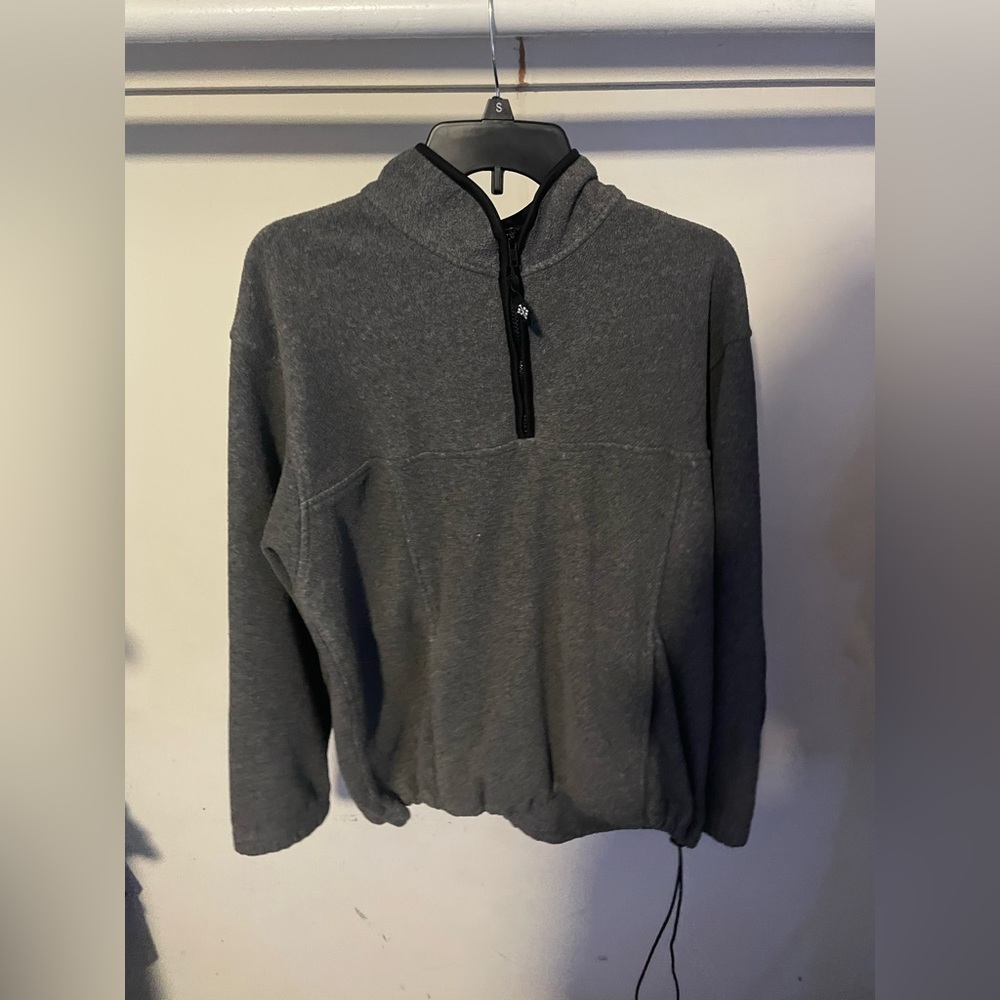 Grey Quarter Zip